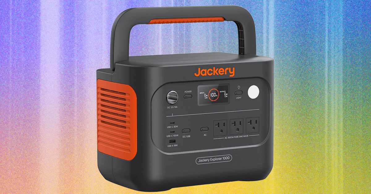 Jackery Explorer 1000 Deal: 0 Off Battery Bank Right Now