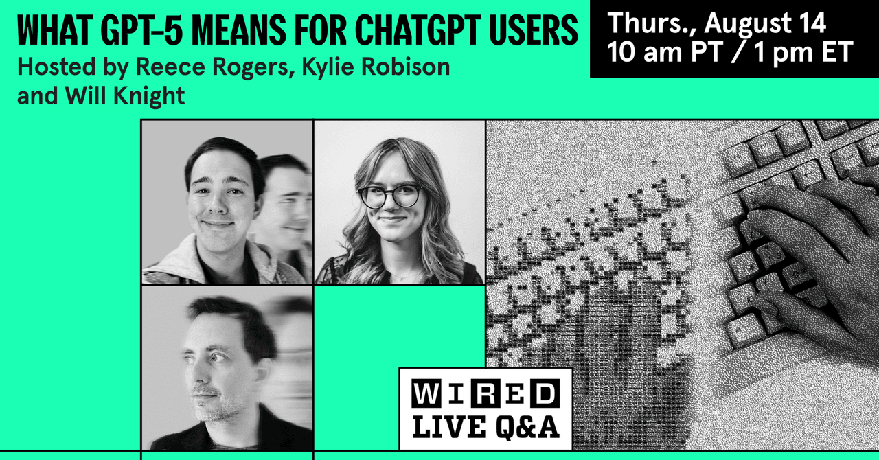 Join Our Next Livestream: What GPT-5 Means for ChatGPT Users