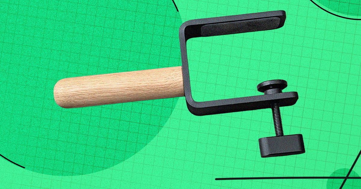I Clamp Every Accessory I Can to My Desk To Avoid Clutter, and You Should, Too I Clamp Every Accessory I Can to My Desk To Avoid Clutter, and You Should, Too